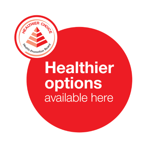 Healthier Choice options available